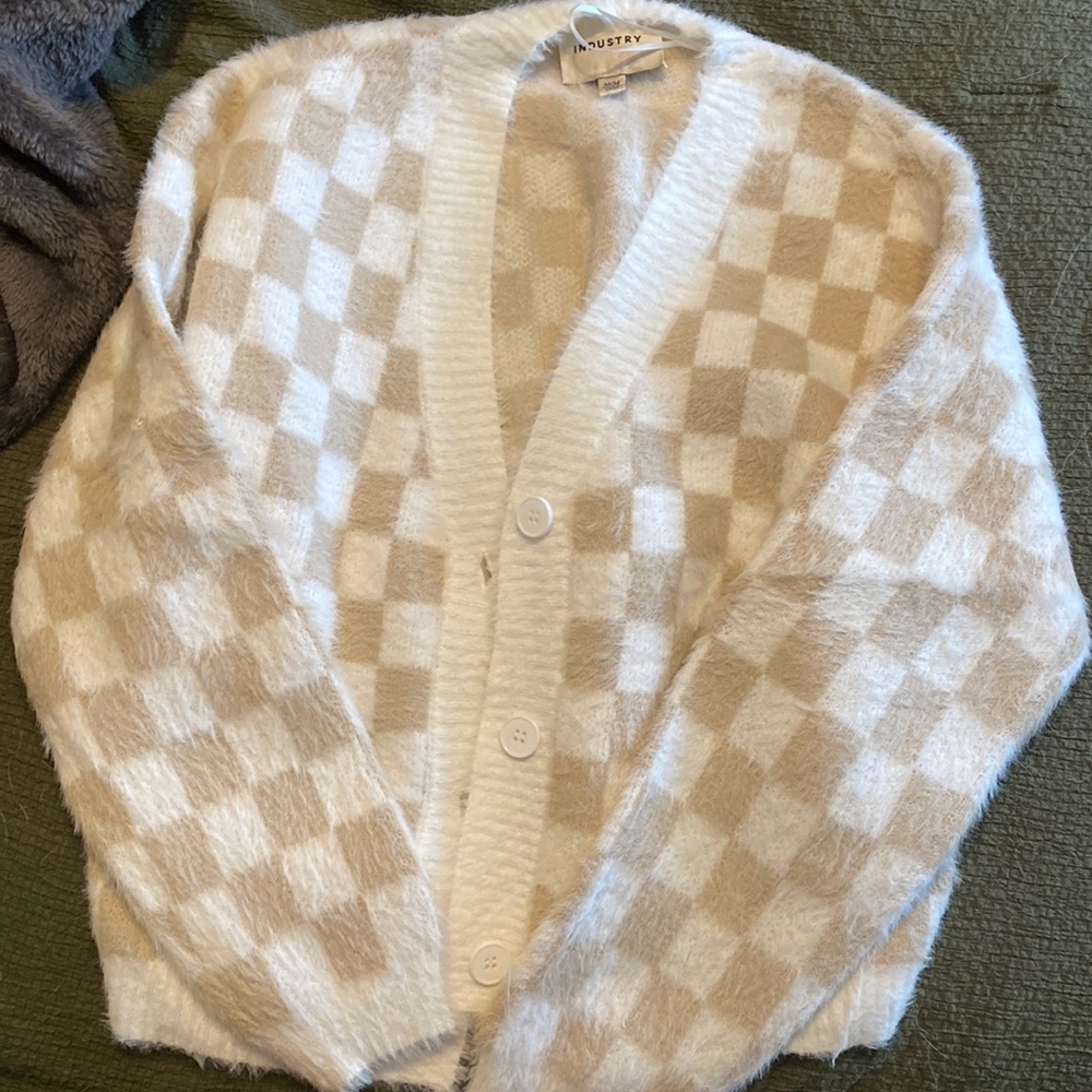 Women’s fuzzy sweater